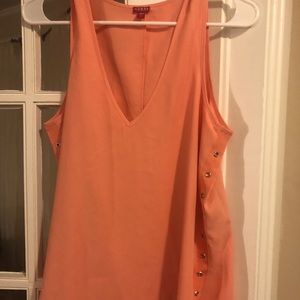 Peach tank top, Guess Factory